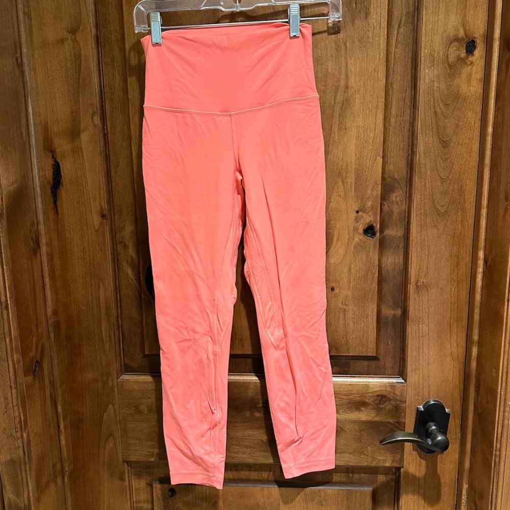 Lululemon Women's Align High-Rise Pant 25" Pink Blossom Size 6